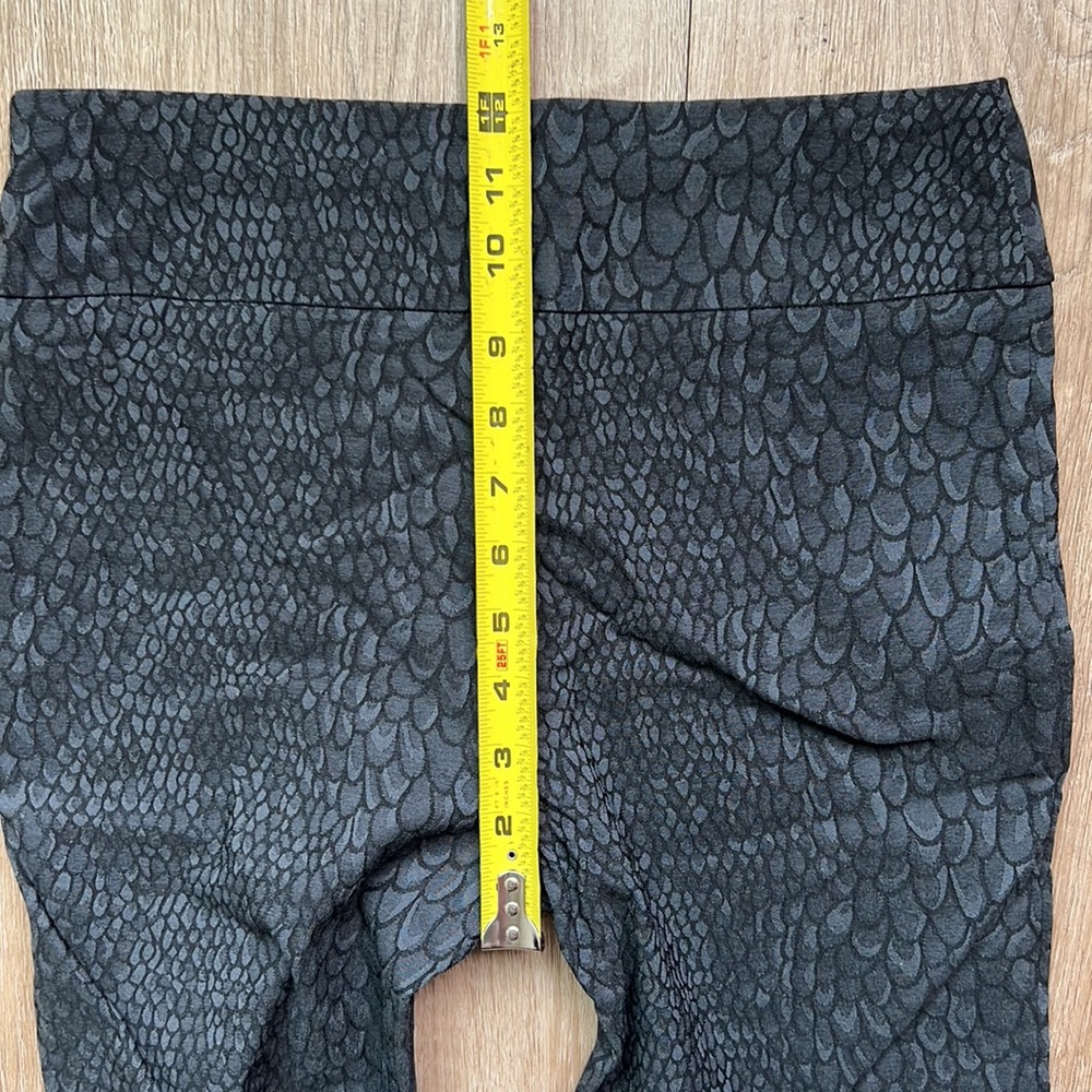 Lisette Women’s Snakeskin Pattern Black & Gray Skinny Jeggings Size 6 - Picture 14 of 16
